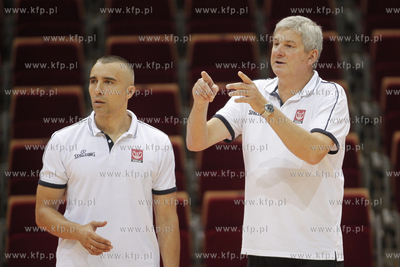 Sopot. Ergo Arena. Trening koszykarskiej druzyny narodowej...