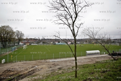 Wizyta Pawla Adamowicza na placu budowy kompleksu sportowego...