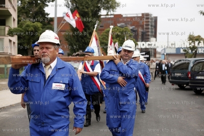 Gdansk. Rocznica podpisania Porozumien Sierpniowych....