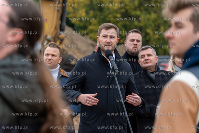 Ul. Kampinowska - teren budowy Nowej Świętokrzyskiej...