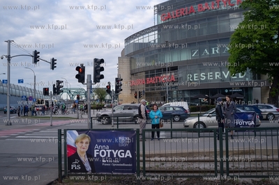 Gdańsk. Kampania wyborcza do Parlamentu Europejskiego....
