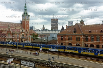 Dworzec Główny w Gdańsku widok od ulicy 3 maja....