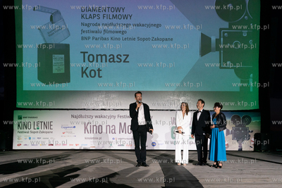 Sopot. Wręczenie Diamentowego Klapsa Filmowego 2023....