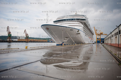 Port w Gdyni. Nabrzeze Stanow Zjednoczonych. Wizyta...