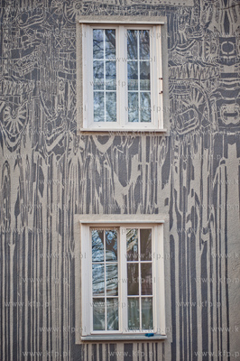 Gdansk. Odremontowane, nowo pomalowane kamieniczki...