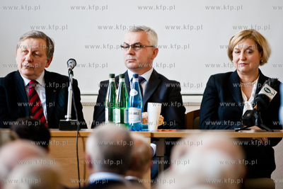 Gdansk. Siedziba NSZZ Solidarnosc. Sala Akwen. Spotkanie...