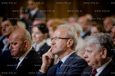 Gdansk. Dwor Artusa. Uroczystosc wreczenia Nagrody...