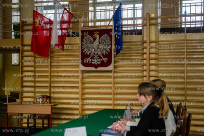 Gdansk. Wrzeszcz. Obwodowa Komisja ds. Wyborow do Rady...