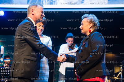 Gdansk. Europejskie Centrum Solidarnosci. Gala 70-lecia...