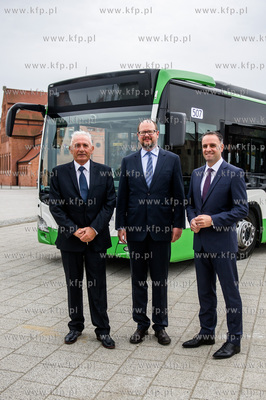 Gdansk. Olowianka. Uroczystosc podpisania umowy na...