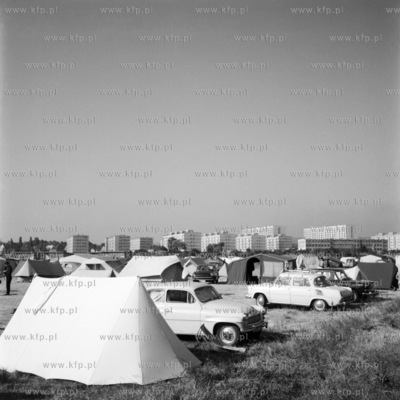 Pole campingowe w Gdansku Jelitkowie. 
07.1969
0002157z_lipiec1969
Fot....