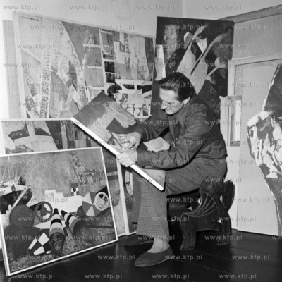 Kazimierz Śramkiewicz, malarz, profesor, dziekan Wydziału...