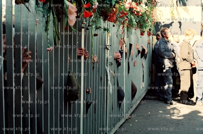 Strajk w Stoczni Gdanskiej im. Lenina Nz. mieszkancy...