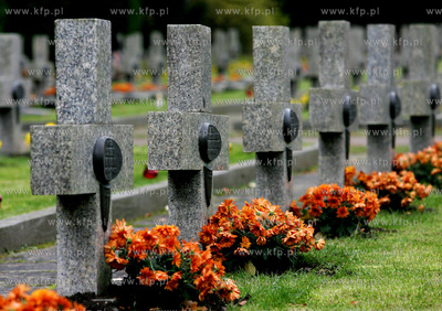 Swieto Zmarlych na szczecinskim cmentarzu centralnym.
Jest...