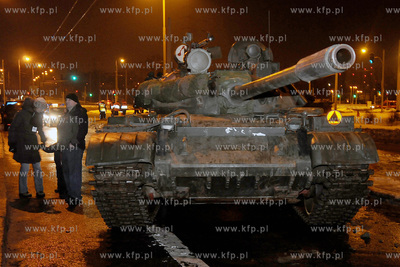 Plan zdjeciowy filmu o masakrze robotnikow na Wybrzezu...