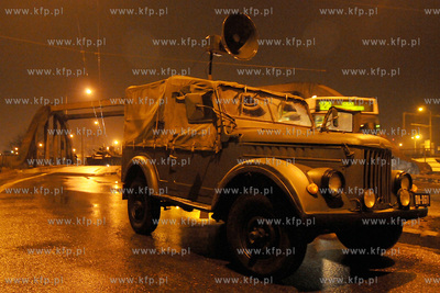 Plan zdjeciowy filmu o masakrze robotnikow na Wybrzezu...