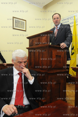 Sesja Sejmiku Wojewodztwa Pomorskiego. Podczas obrad...