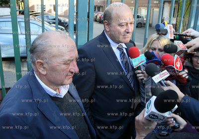 Sopot. Wlodzimierz Olewnik z mecenasem Bogdanem Borkowskim...