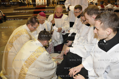 Msza Wieczerzy Panskiej w Wielki Czwartek w bazylice...