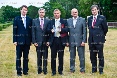 Sopot. Hipodrom. Letnia Gala Biznesu. n/z wladze Nordea...