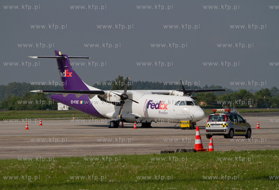 Port Lotniczy Gdansk im. Lecha Walesy. Nz. ATR Linii...