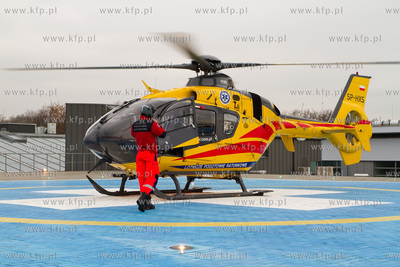 Na dyzurze w Lotniczym Pogotowiu Ratunkowym w Gdansku....