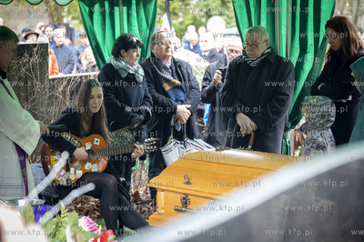 Cmentarz Witomiński w Gdyni. Uroczystości pogrzebowe...