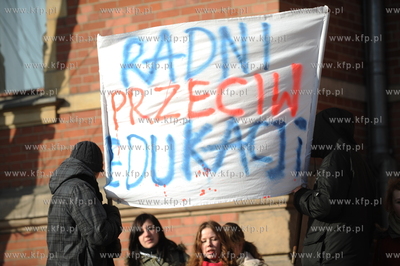 Gdansk. Podczas posiedzenia Rady Miasta przed Nowym...