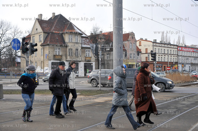 Gdansk - Wrzeszcz - nz  przejscie dla pieszych przez...