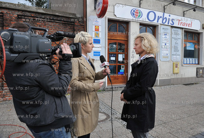 Biuro Orbis Travel w Gdansku na ul. Podmlynskiej. Nz....