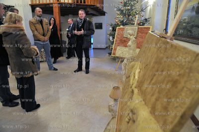 Wystawa rzezby w gipsie Marka Hiszpana Sulkowskiego...