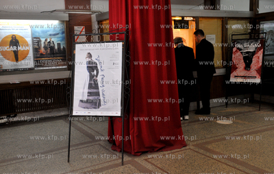 Gdansk kino Neptun, dawne Leningrad. Wejscie do kina...