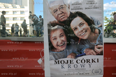 Festiwal Filmowy w Gdyni. Maja Ostaszewska pozuje do...