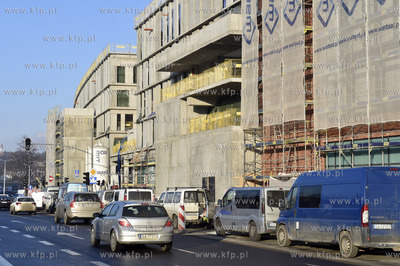 Gdańsk. Budowa Forum Gdańsk. Widok ud ul. 3 Maja...