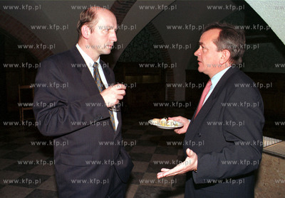 Marszalek Sejmu Maciej Plazynski i Wlodzimierz Dyrka...