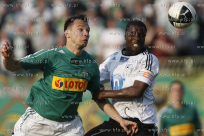 Gdansk. Mecz o mistrzostwo Ekstraklasy Lechia Gdansk...