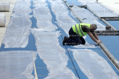 Sopot. Przygotowania hali Ergo Arena do organizacji...