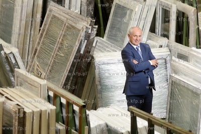 Prezes bytowskiej firmy Drutex, Leszek Gierszewski...