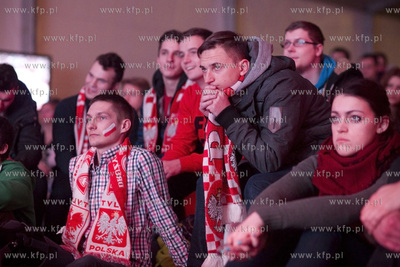 Mistrzostwa Europy w piłce ręcznej. Kibice oglądają...