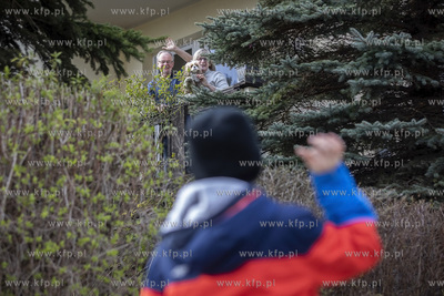 Gdańsk.10-letni Jaś odwiedza swoich "dziadków" w...