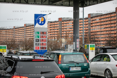 Stacja paliw Leclerc przy ul. Obrońców Wybrzeża...