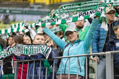 Ekstraklasa. Lechia Gdańsk - Radomiak Radom. Nz. kibice...