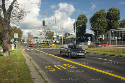 Wrzeszcz. Buspas na al. Grunwaldzkiej między ul. Abrahama...