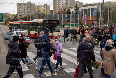 Cmentarz Srebrzysko. Al. Żołnierzy Wyklętych. Tymczasowy...
