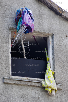 Gdansk Oliwa. Niszczejacy budynek po dawnej piekarni...