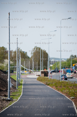 Gdansk. Budowa ulic i torowisk na ul Hallera i Uczniowskiej,...