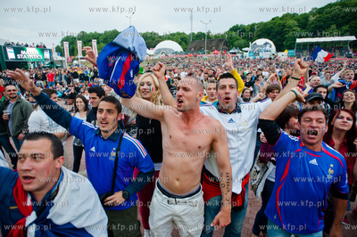 Gdansk. Fanzone - Strefa Kibica. Relacja meczu Mistrzostw...