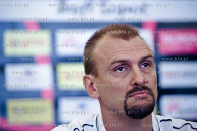 Sopot. Hotel Haffner. Konferencja prasowa druzyny Trefl...