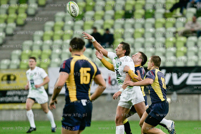 Gdansk. PGE Arena. Mecz ekstraklasy rugby. Derby trojmiasta...