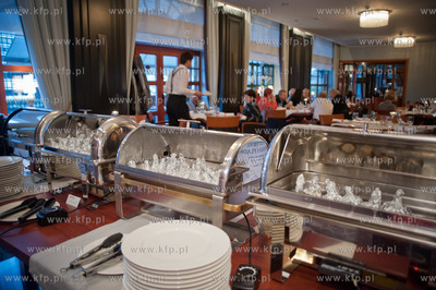 Gdansk. Restauracja hotelu Hanza. Festiwal Dorsza i...